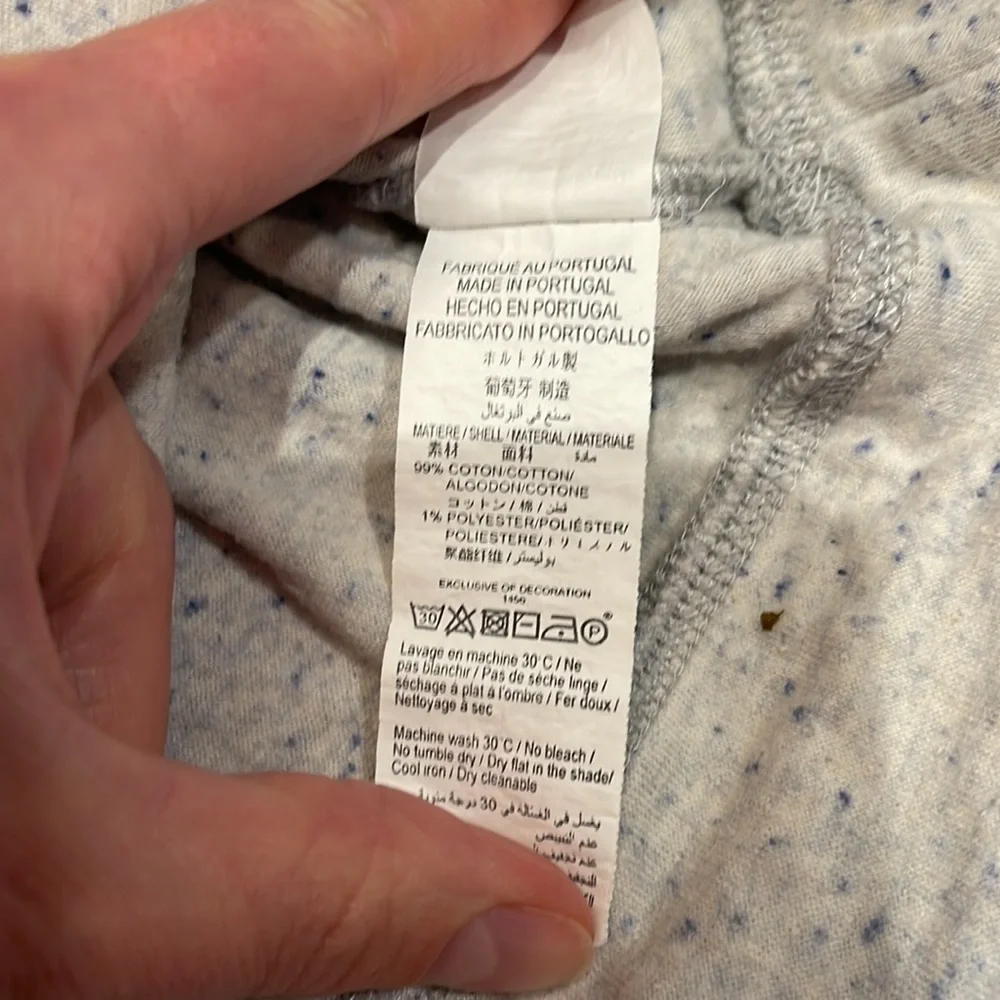 Bonpoint star gray marked sweatshirt, size 4 - Picture 6 of 7